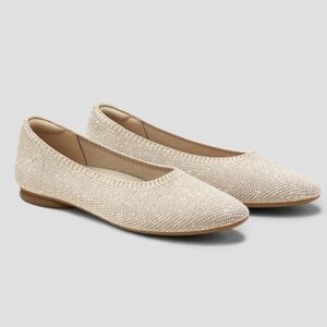 Vivaia Almond-Toe Ballet Flats (Tamia 2.0)- 37.5